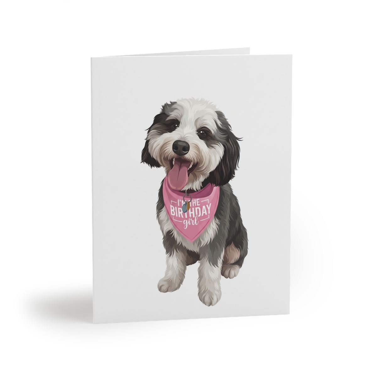 Pet portrait greeting card
