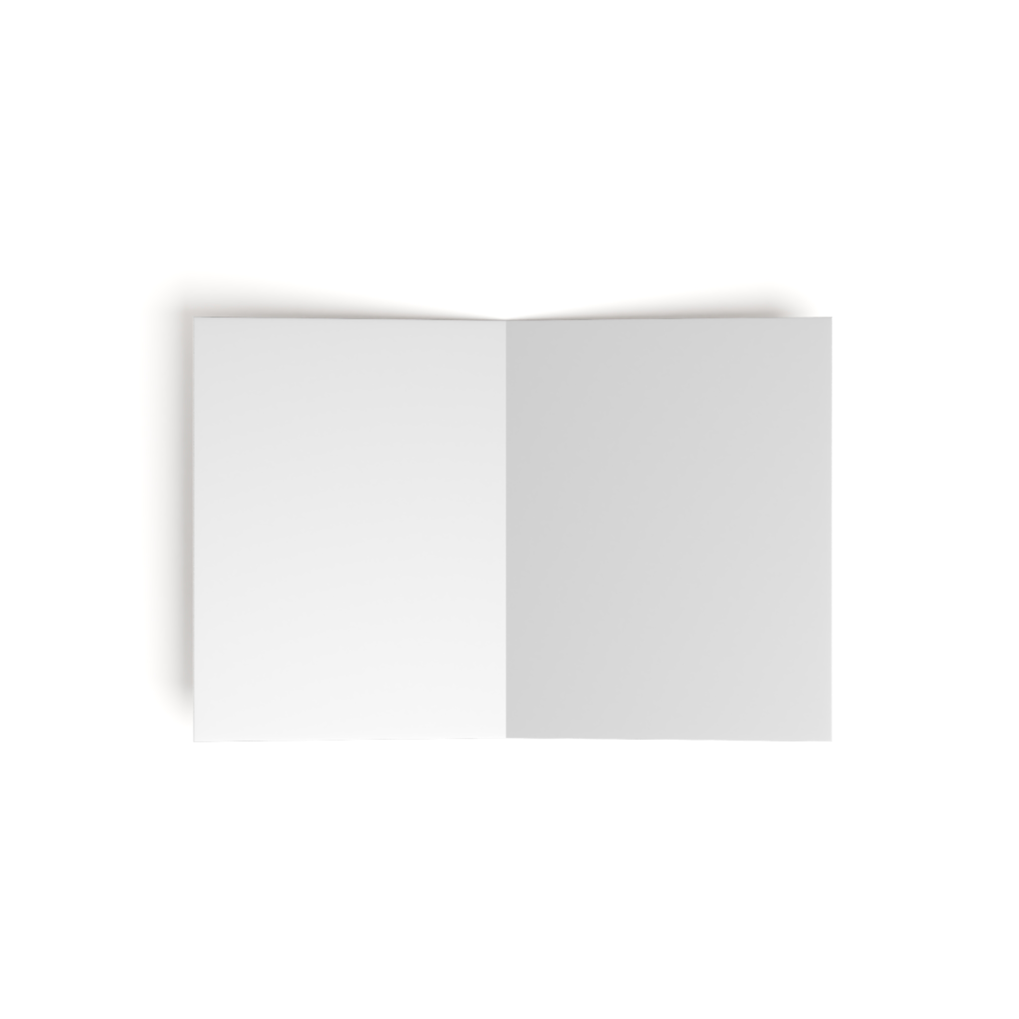 Blank inside of a greeting card